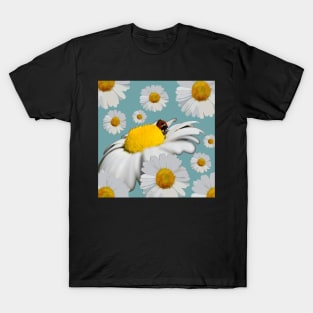 Daisy Floral Print Happy Inspirational Design Cute Daisies Home Decor & Gifts T-Shirt